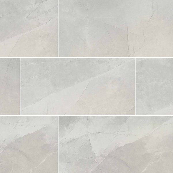 Sande Ivory 24 In. X 48 In. Matte Porcelain Floor And Wall Tile, 2PK